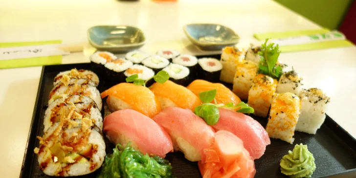 Pestrá paleta na vašem talíři: sushi sety wasabi s 27 nebo 32 kousky