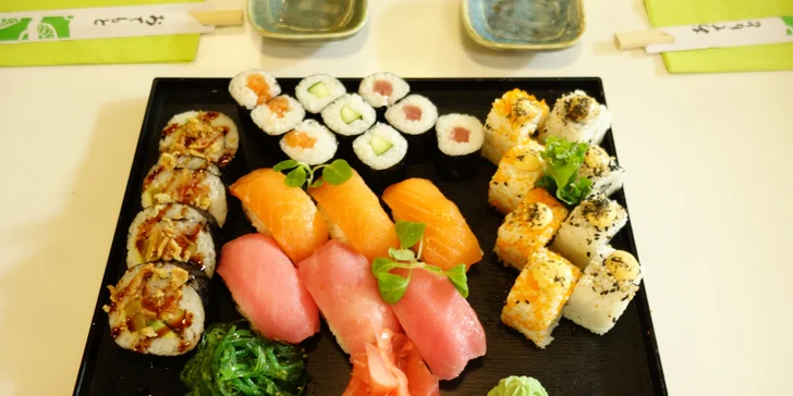 Pestrá paleta na vašem talíři: sushi sety wasabi s 27 nebo 32 kousky