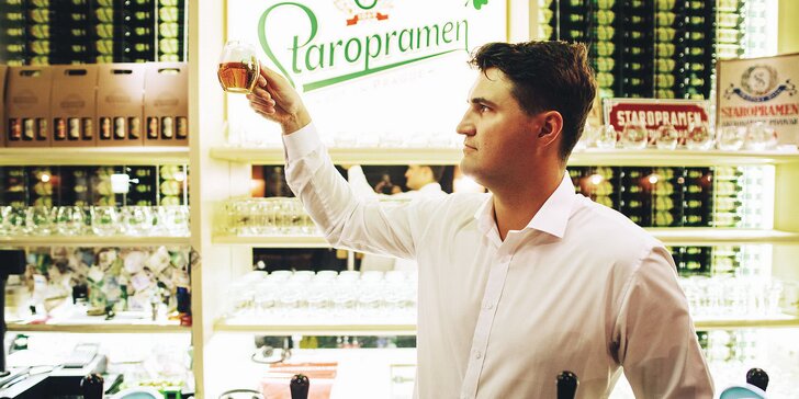 Pivovar Staropramen: prohlídka i pivní degustace s možností domácích chipsů s dipem