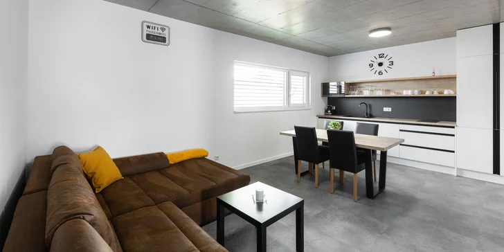Krásné apartmány kousek od Laa an der Thaya i Aqualandu Moravia, možnost degustace vína