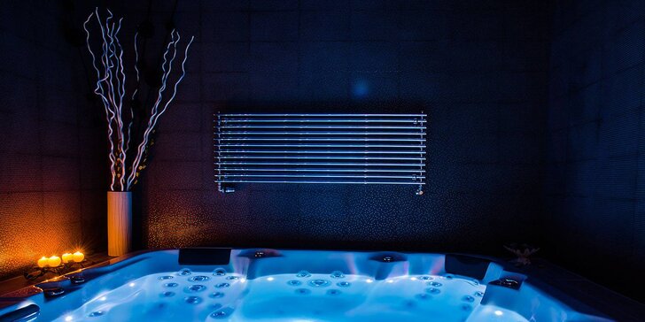 Vířivka, sauna a pára na 60 minut až pro 4 osoby v naprostém soukromí