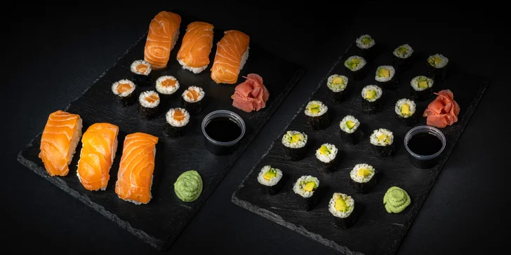 Rozvoz sushi v Havířově: nadupané sety pro vegany i milovníky ryb