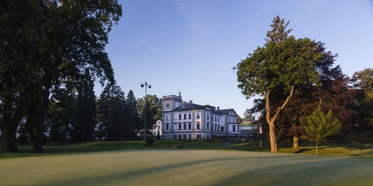 Pobyt v Golf Resortu Konopiště: snídaně, polopenze či plná penze, procedury a neomezený wellness