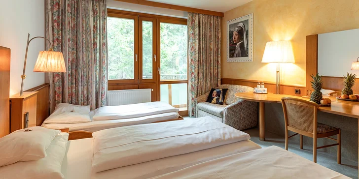 Alpská oblast Villach: snídaně, sauna a v blízkosti areál Dreiländerecke i termály Kärnten