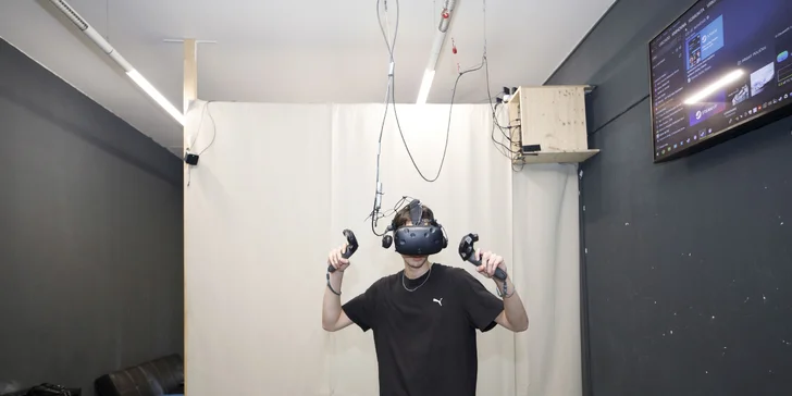 Virtuální realita na špičkovém herním zařízení HTC Vive: 55 minut až pro 4 hráče, mnoho různých her