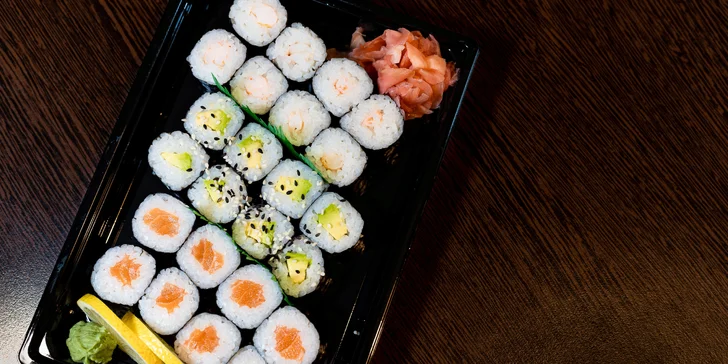 Pardubické Japonsko: sushi sety s 10–36 ks nigiri a maki rolek