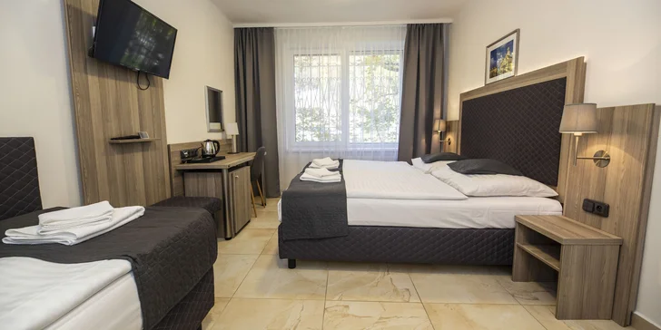 Kouzelná dovolená v Českém Krumlově: hotel 10 minut od centra, snídaně
