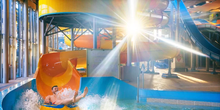 Aqualand Moravia: celodenní aqua zóna a sirná koupel ve všední dny, Denní lázně kdykoliv