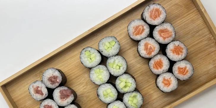 Sushi sety z Vazari sushi: klasické maki i netradiční rolky s rozvozem