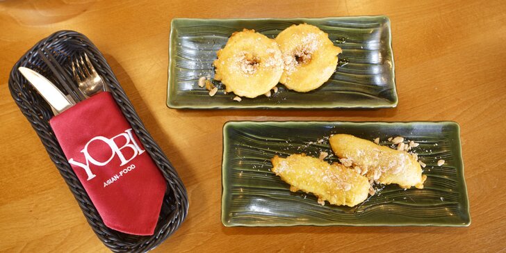 Asijské tříchodové menu: závitky, kachna a Bún Bò Nam Bộ i smažené ovoce