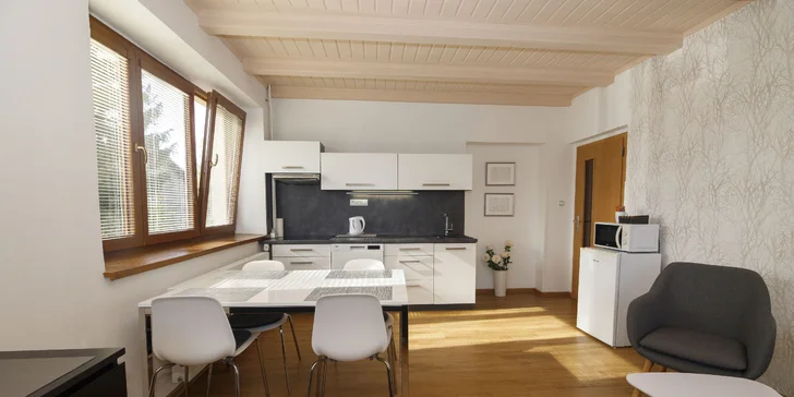 Pohoda v penzionu v Českém Krumlově: pěkný pokoj či apartmán