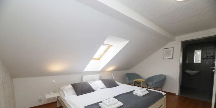 Pohoda v penzionu v Českém Krumlově: pěkný pokoj či apartmán