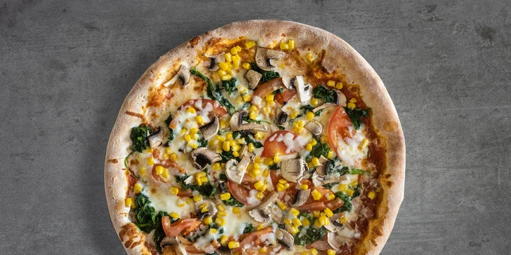 Pochutnejte si na pizze dle výběru: Havaj, šunková, sýrová i tuňáková pizza pro 1 nebo 2 osoby