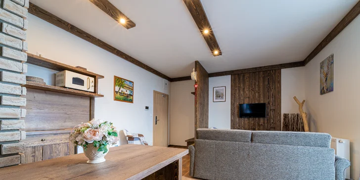 Nové apartmány u Gerlachovského štítu s kuchyňkou až pro 5 osob