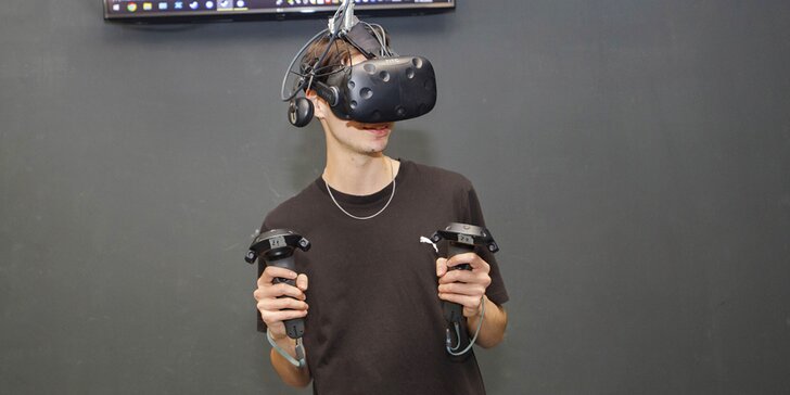 Virtuální realita na špičkovém herním zařízení HTC Vive: 55 minut až pro 4 hráče, mnoho různých her