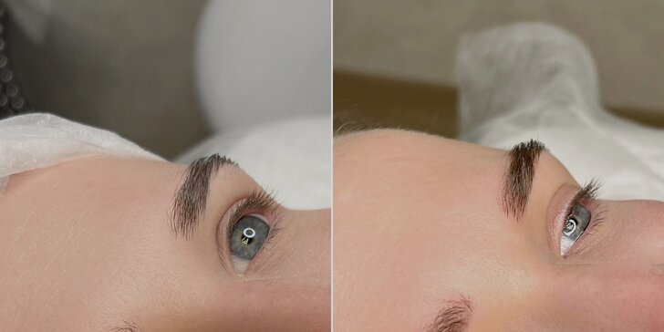 Permanentní make-up: tři varianty horních linek, obočí i kontura a stínování rtů