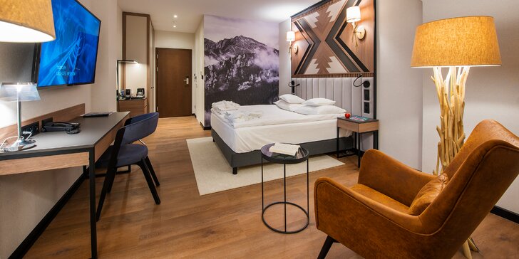5* hotel v Zakopaném: luxusní ubytování, snídaně či polopenze, neomezený i VIP privátní vstup do wellness
