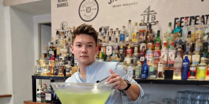 Jednodenní barmanský minikurz nebo 3denní kurz Flair Bartending