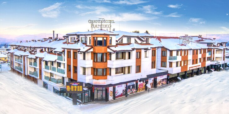 Zimní pobyt v lyžařském středisku Bansko a 4* hotel s neomezeným wellness a polopenzí