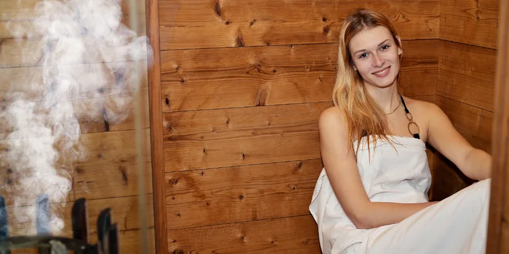 Luxusní privátní odpočinek: 3 hod. nebo až celá noc ve wellness pokoji