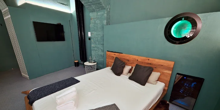 Luxusní privátní odpočinek: 3 hod. nebo až celá noc ve wellness pokoji