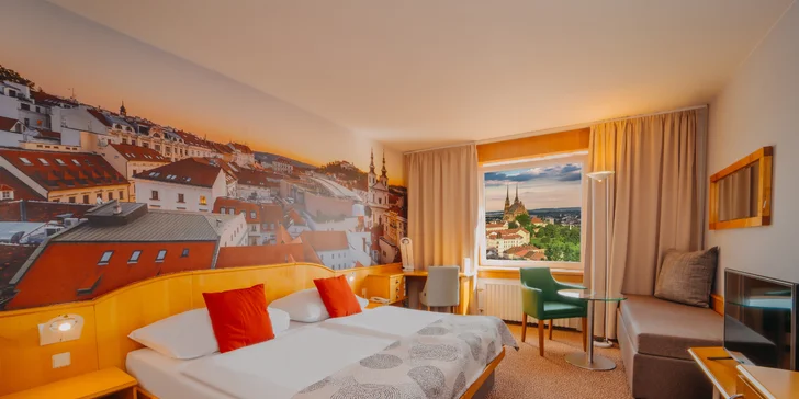 Brno plné zážitků: pobyt se snídaní i wellness, romantickou večeří a klavírním koncertem