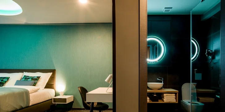 Centrum Prahy: pobyt v moderním hotelu se snídaní nebo lahví vína