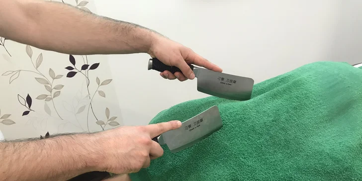 Čínská ozdravná masáž Dao Liao – masáž noži pro ty, kdo se nebojí