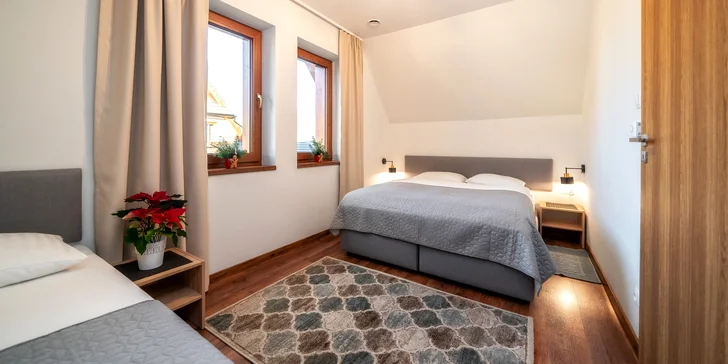 Perfektní ubytování se snídaní v blízkosti termálních lázní Gorący Potok a Szaflary