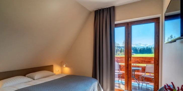 Perfektní ubytování se snídaní v blízkosti termálních lázní Gorący Potok a Szaflary