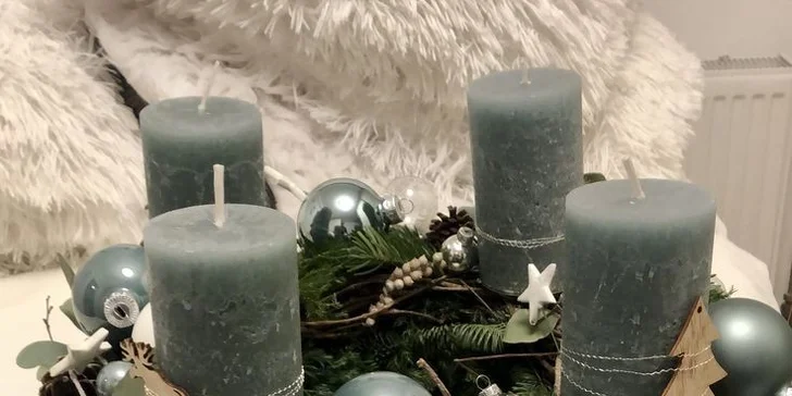 Vánoční workshopy: výroba adventních věnců či dekorace na vánoční stůl