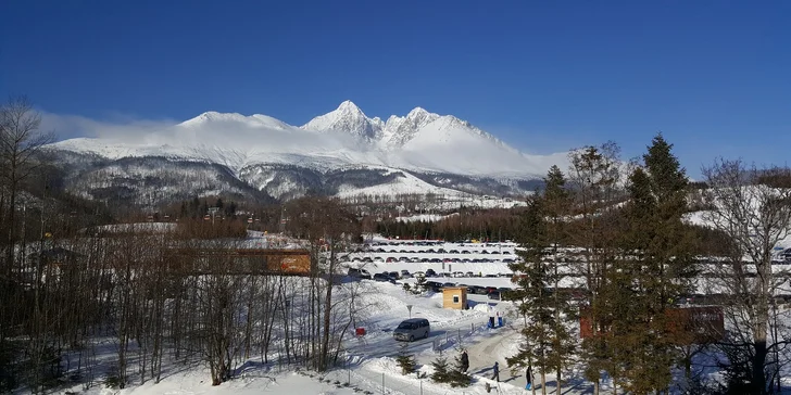 Dovolená ve Vysokých Tatrách: hotel 100 m od lanovky na Lomnický štít, snídaně, sauna