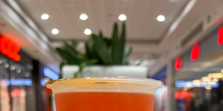 2x velký nápoj bubble tea v nákupním centru Olomouc City