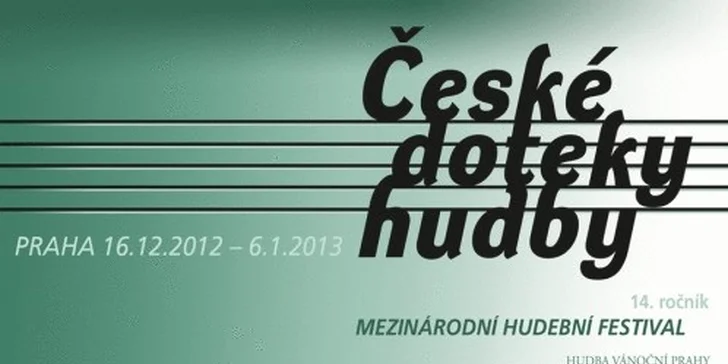 Vstupenky na festival České doteky hudby