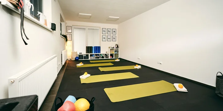 Skupinové lekce jógy nebo pilates v malých skupinkách 7 osob: 1, 5 nebo 10 lekcí