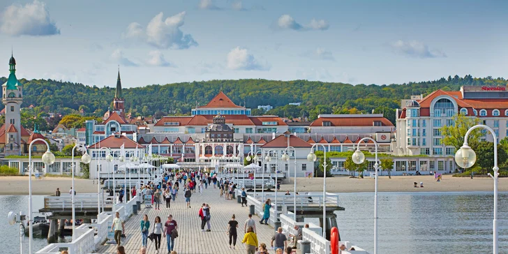 Aqua House u pláže v Sopotech: snídaně, sleva do Aquaparku Sopot a super zázemí pro rodiny