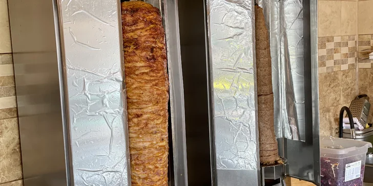 Kebab v tortille a nápoj na odnos s sebou pro 1 nebo 2 osoby