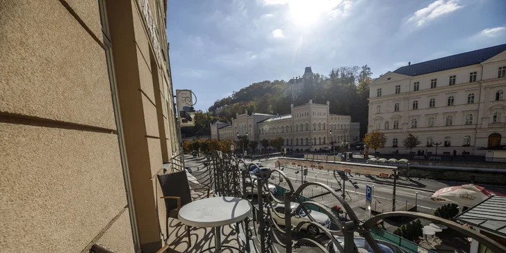 Pobyt v centru Karlových Varů s polopenzí, wellness a předepsanými procedurami