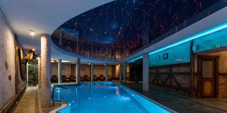Aktivní i romantická dovolená v Krkonoších: polopenze, wellness i romantický pobyt s masáží
