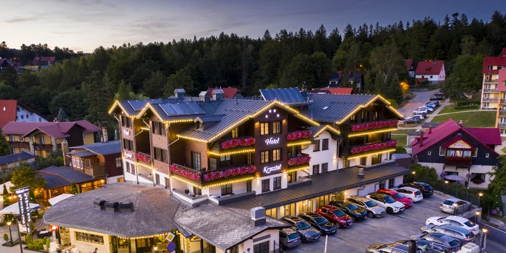 Aktivní i romantická dovolená v Krkonoších: polopenze, neomezený wellness, vlastní pivovar i masáž