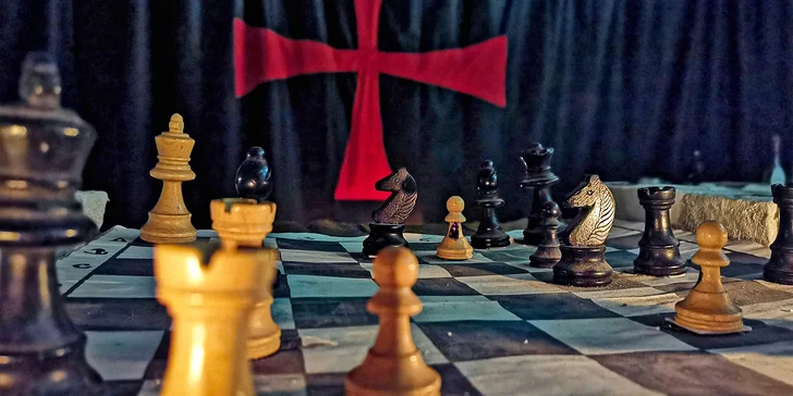 Úniková hra Templářská záhada: rozluštěte tajemství středověkých templářů v partě 2 až 6 osob