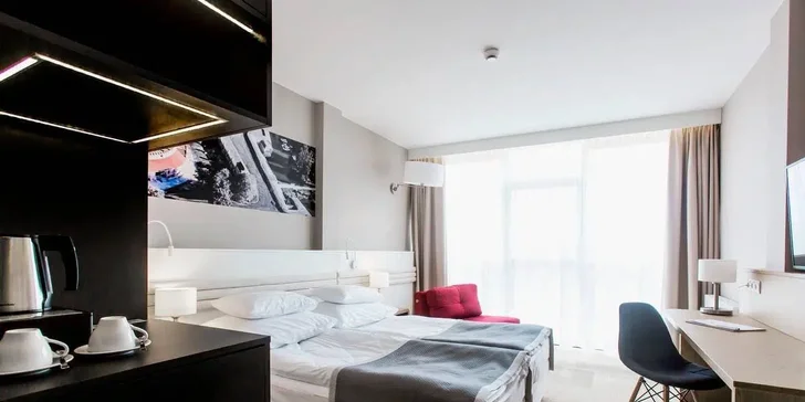 Až 15 dní v moderním hotelu v Gdaňsku: polopenze a relax v saunách