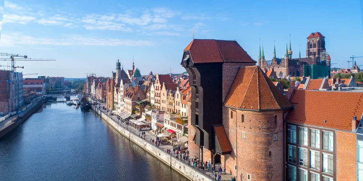 Až 15 dní v moderním hotelu v Gdaňsku: polopenze a relax v saunách