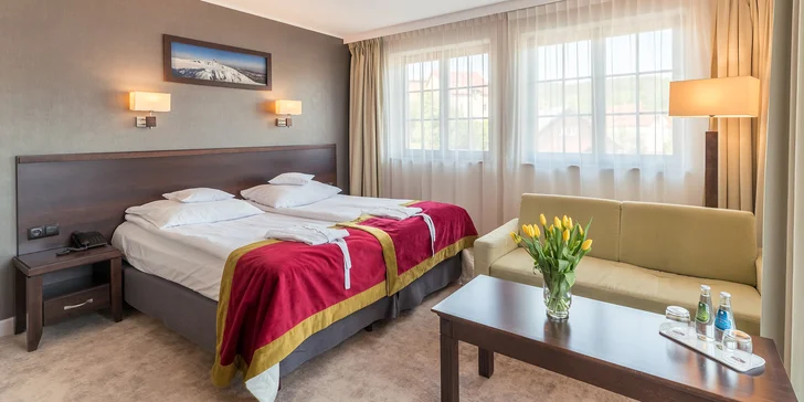 Aktivní i romantická dovolená v Krkonoších: polopenze, wellness i romantický pobyt s masáží