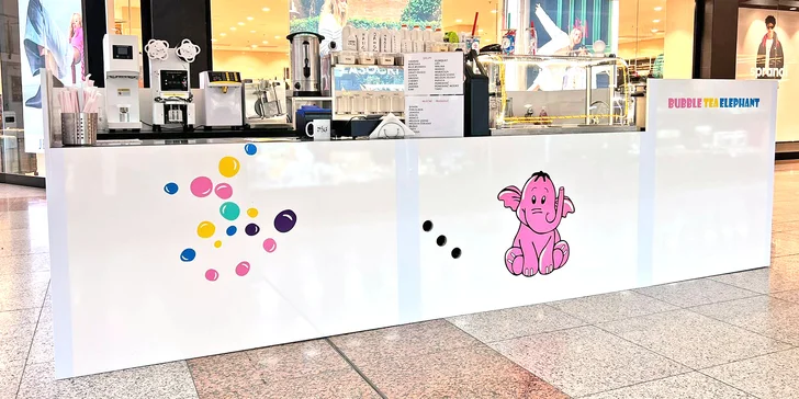 2x velký nápoj bubble tea v nákupním centru Olomouc City