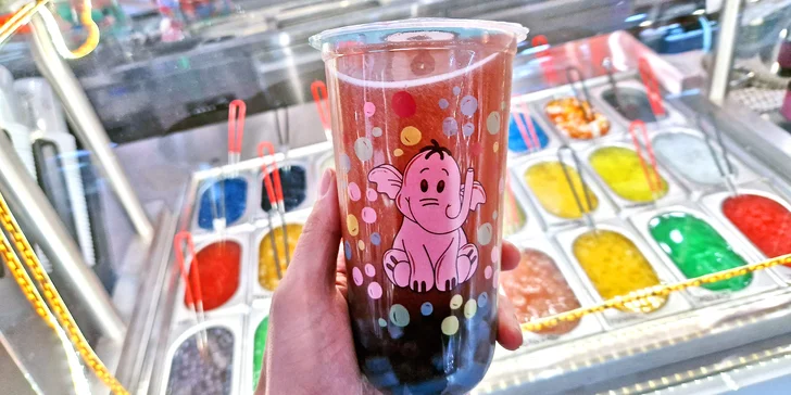 2x velký nápoj bubble tea v nákupním centru Olomouc City