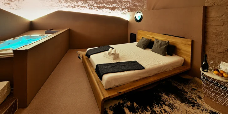 Luxusní privátní odpočinek: 3 hod. nebo až celá noc ve wellness pokoji