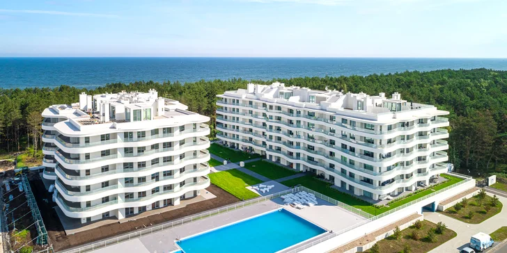 Nové krásné apartmány u Baltského moře až pro 4 osoby: mezi mořem a jezerem, v létě bazén