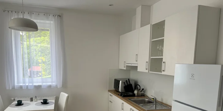 Pobyt v Mariánských Lázních: moderní apartmány s kuchyňkou i balkonem
