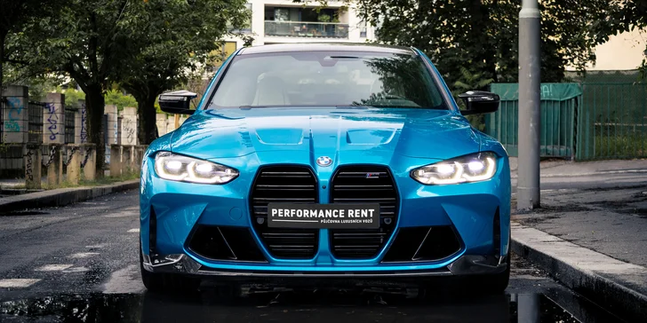 Jízda v bavorském bouráku: zapůjčení BMW M3 Competition xDrive na 3–12 hodin
